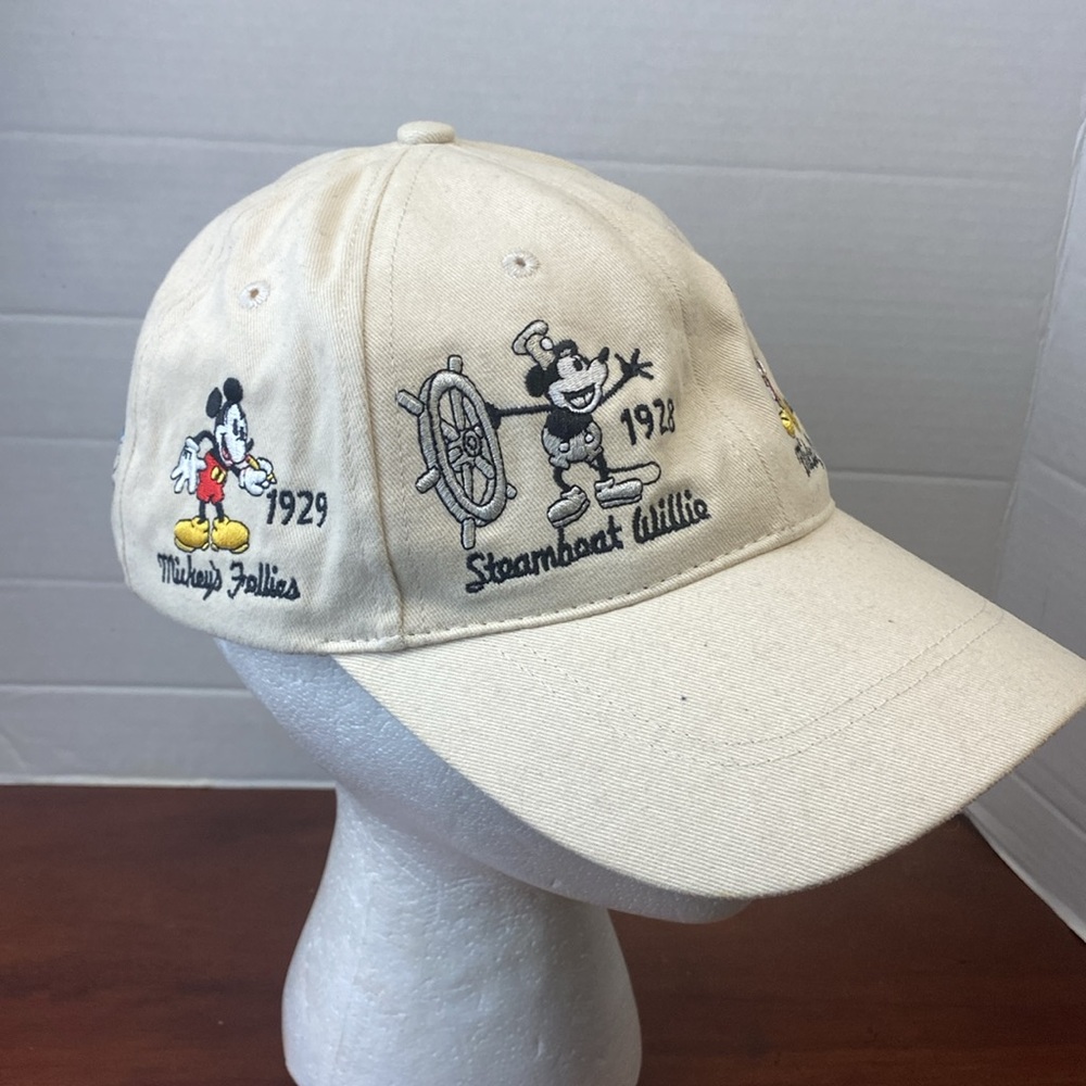 Walt Disney Parks Classic Collection Mickey Mouse Steamboat Willie Hat Cap Adult - Picture 2 of 7